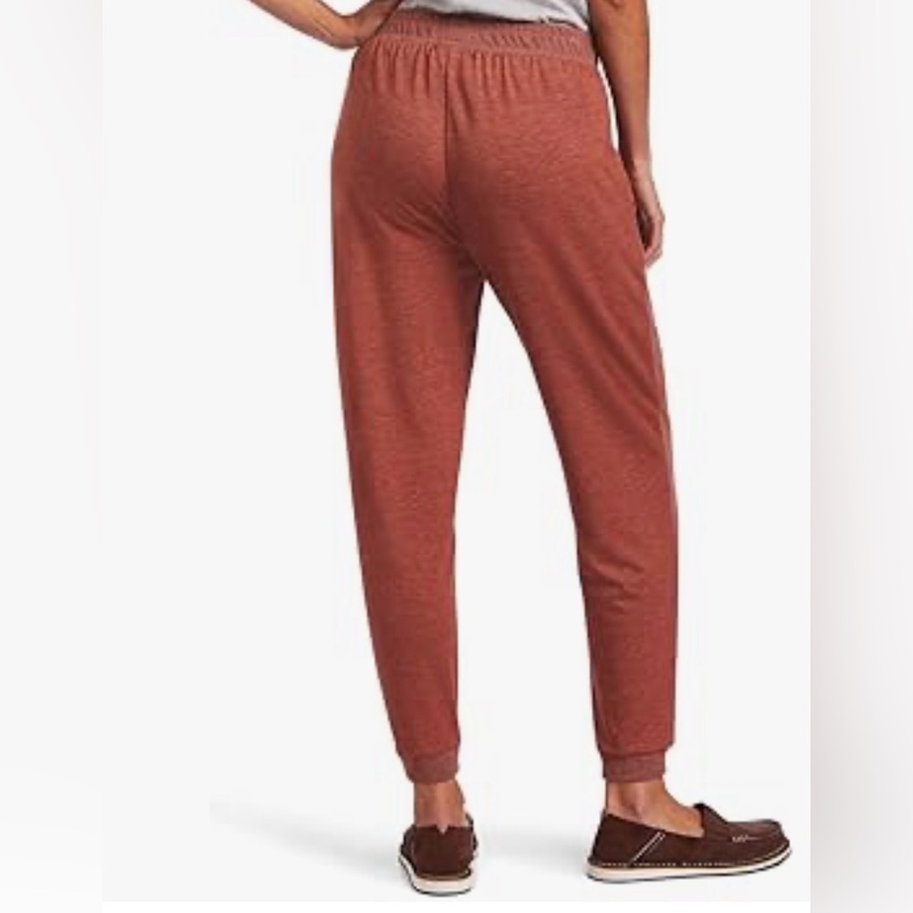 Ariat Women’s Brick Joggers Drawstring, Brown/Orange, Size M - Picture 2 of 10